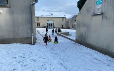 Joie de la neige à Saint-Chéron