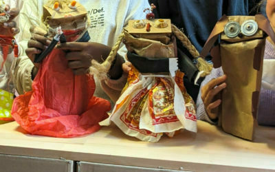 Les enfants du Relais Alésia présentent leur spectacle de marionnettes !