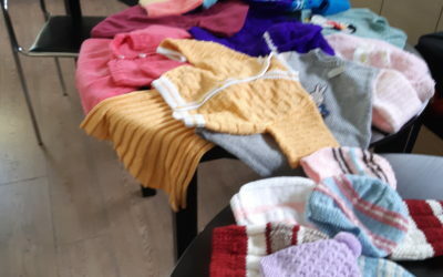 Mailles O’Chaud fait des dons aux mamans de la Villa Jeanne