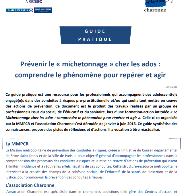 Guide pratique – Prévenir le “michetonnage” chez les ados : comprendre le phénomène pour repérer et agir.