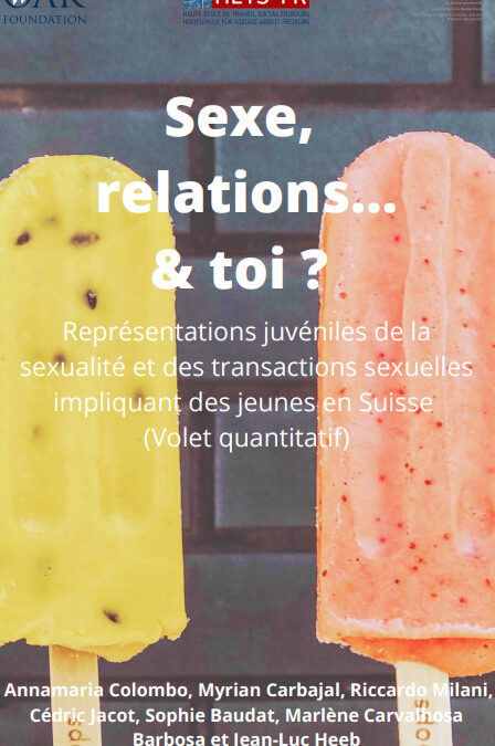 Représentations juvéniles de la sexualité et transactions sexuelles impliquant des jeunes en Suisse