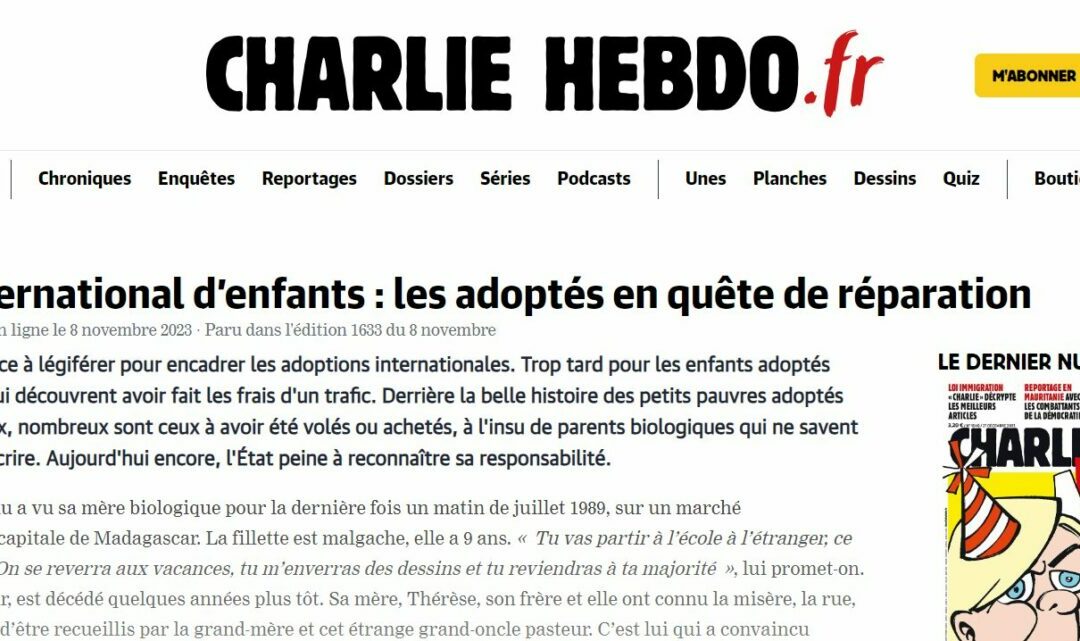 Trafic international d&rsquo;enfants : les adoptés en quête de réparation