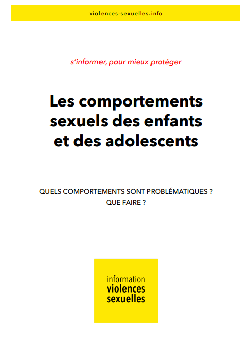 Les comportements sexuels des enfants et des adolescents