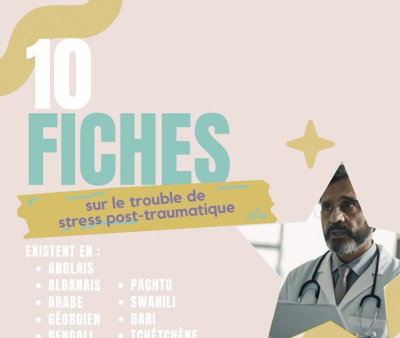 Fiches sur le stress post-traumatique en 10 langues