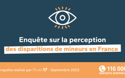 [CP] Disparitions de mineurs : 8 français sur 10 ne s’estiment pas assez sensibilisés