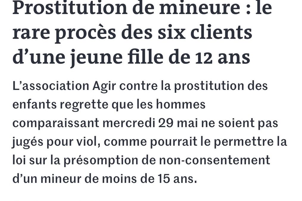 Prostitution de mineure : le rare procès des six clients d’une jeune fille de 12 ans