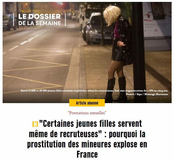 « Certaines jeunes filles servent même de recruteuses » : pourquoi la prostitution des mineures explose en France