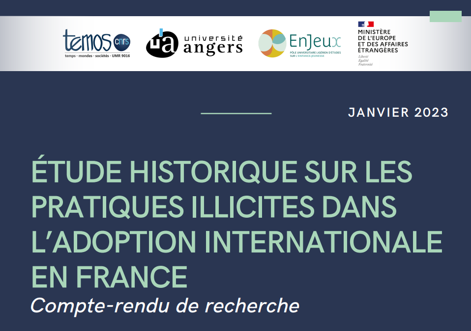 Etude historique sur les pratiques illicites dans l’adoption internationale