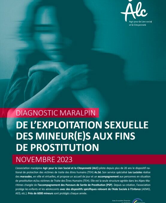 Diagnostic maralpin de l&rsquo;exploitation sexuelle des mineur(e)s aux fins de prostitution (2023)