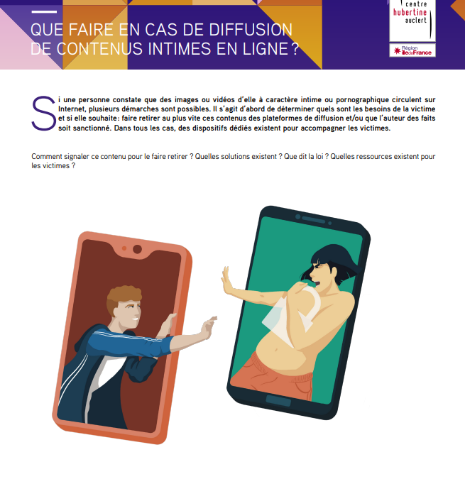 Fiche pratique – Que faire en cas de diffusion de contenus intimes en ligne ?
