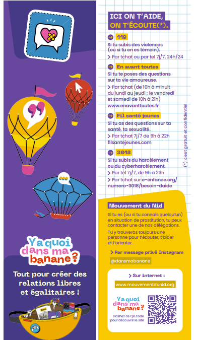 Marque page – Ya quoi dans ma banane ?