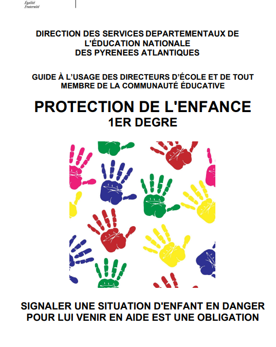 Guide à l&rsquo;usage de tout membre de la communauté éducative – Protection de l&rsquo;enfance
