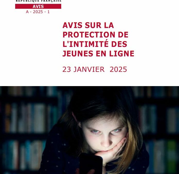 Avis sur la protection de l’intimité des jeunes en ligne